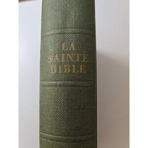 La Sainte Bible French Bible Nouvelle Édition Revue Hardcover Louis Segond, 1957